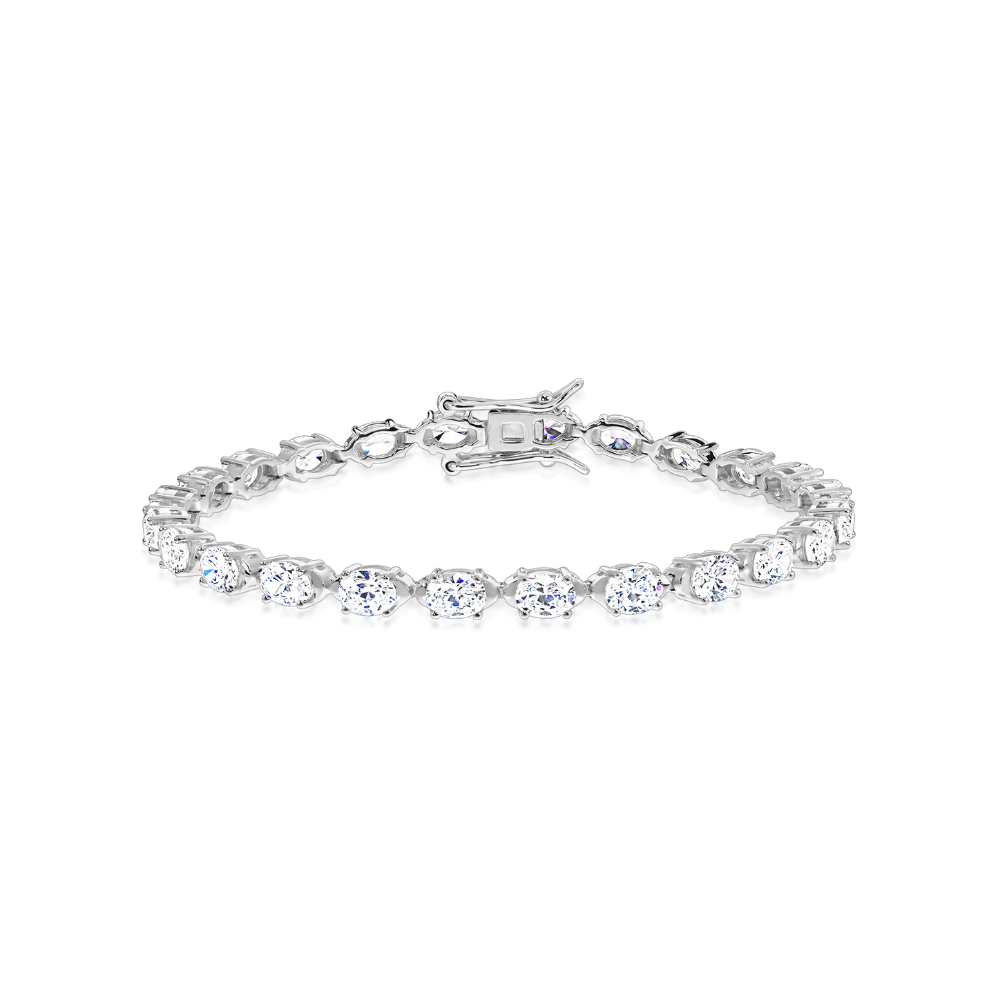 Oval Shape Tennis Bracelet