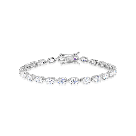 Oval Shape Tennis Bracelet