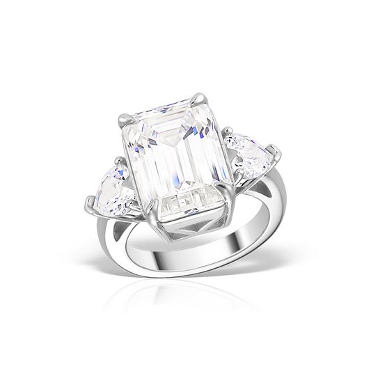 Ring with Emerald Cut